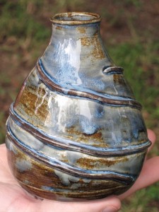 Bumpy Swirl Vase - September 2009
