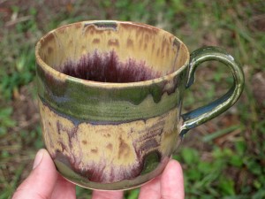 Green and Yellow Mug - September 2009